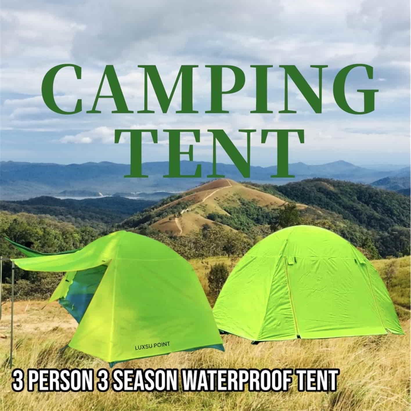 3 Person 3 Season Waterproof Tent