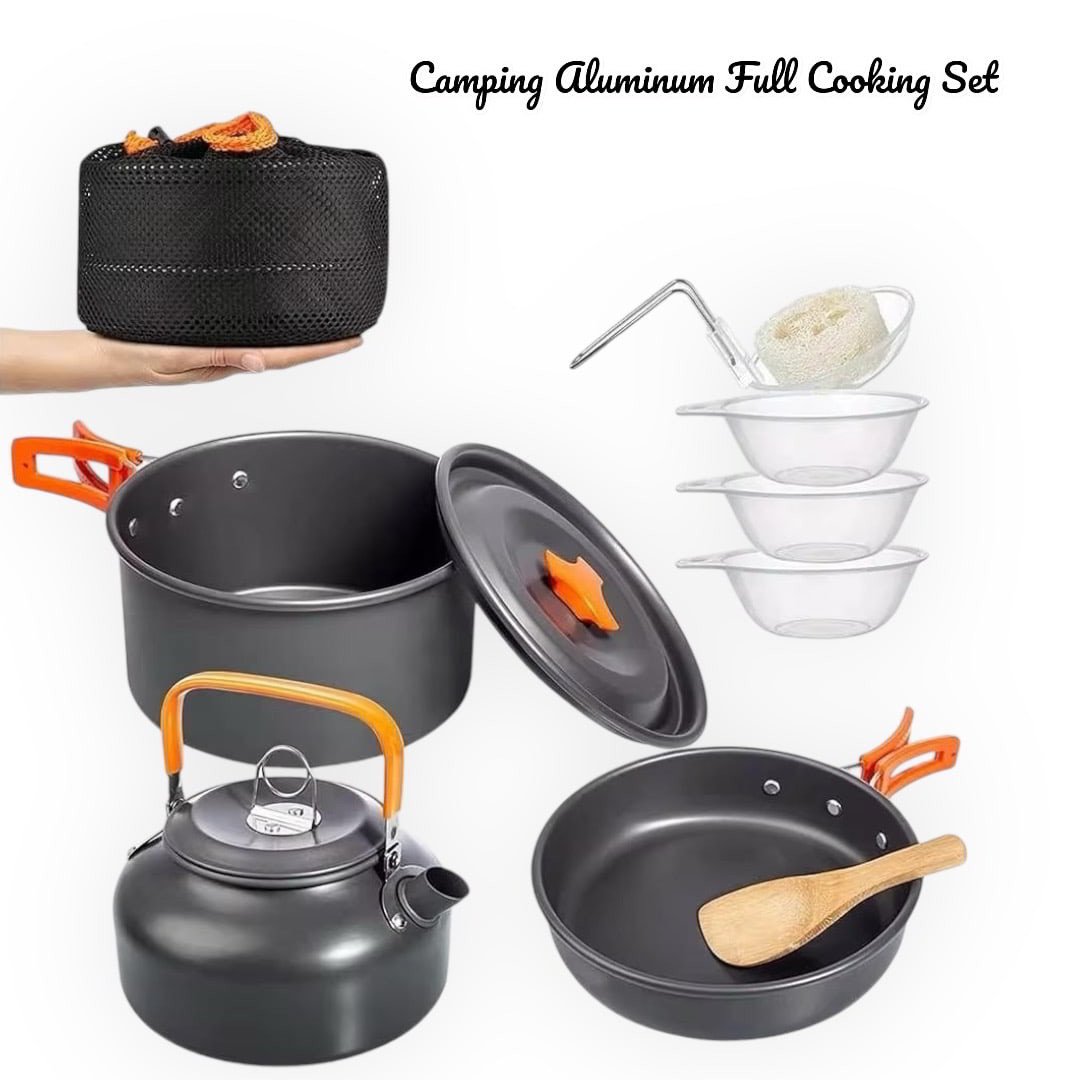 Camping Aluminum Full Cooking Set